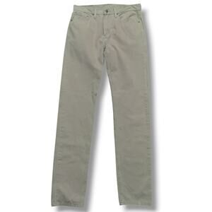 Levis 502 Chino Jeans Mens 32 x 36 Regular Tapered Fit Khaki Office Work Pants